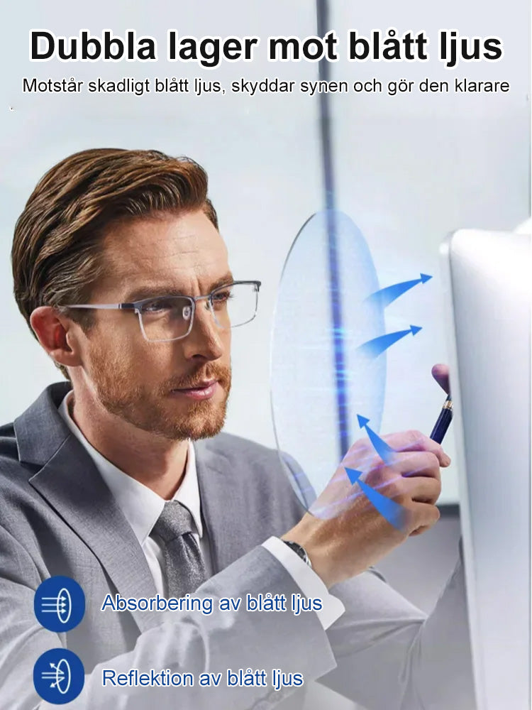 🔥Hot Sale🔥Ultra Light Anti Blue Presbyopic Glasögon