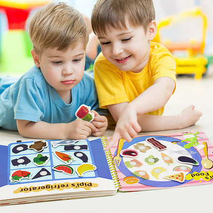 MONTESSORIBOK FÖR BARN FÖR ATT UTVECKLA INLÄRNINGSFÖRMÅGAN