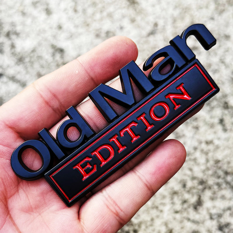 🚗 Old Man Edition auto embleem