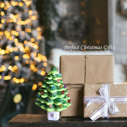 🔥 Christmas Pre-sale - 49% rabatt 🎄Christmas Ceramic Tree Night Light