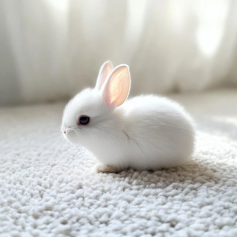 🔥2025-🐇Min realistiska kaninleksak