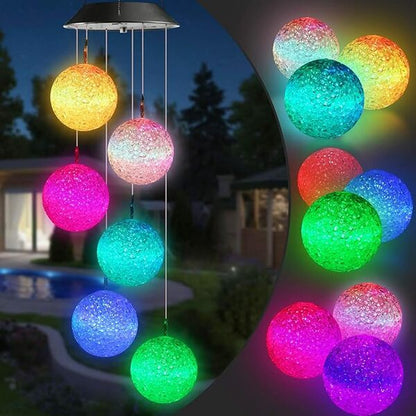 Solcellsdriven LED-hänglampa | AURAWIND