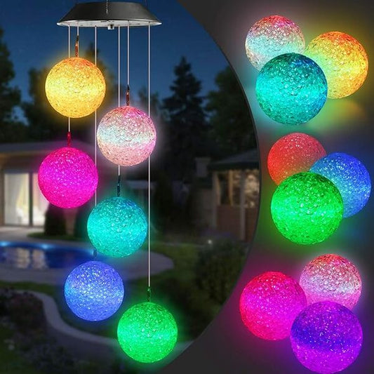 Solcellsdriven LED-hänglampa | AURAWIND