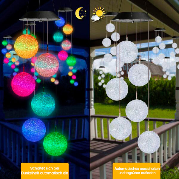Solcellsdriven LED-hänglampa | AURAWIND