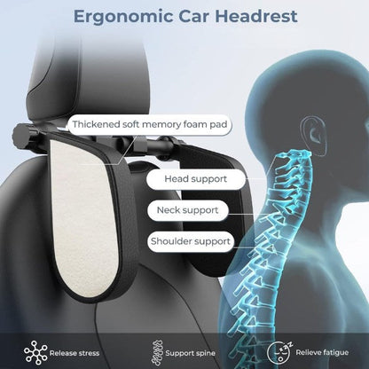 Ergonomiskt Huvud- Och Nackstöd För Bilen