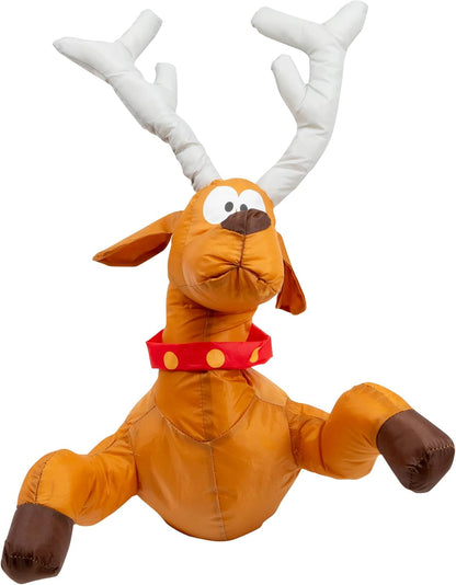 Kraschande renar och jultomteset