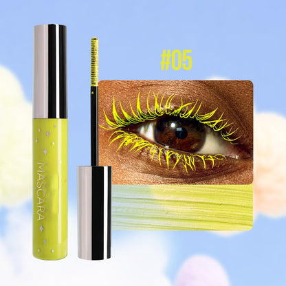 Färgglad Glittermascara