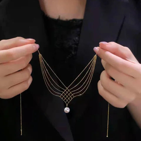 Sjöjungfruhalsband Med Pärla