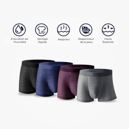 Boxershorts i bambufiber- Silkeslen mjukhet och god andningsförmåga