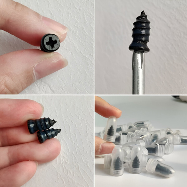 Självbetjäning däckreparation Spik