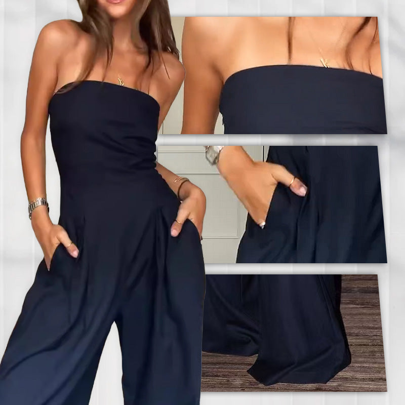 Sylvia™ | Axelbandslös jumpsuit