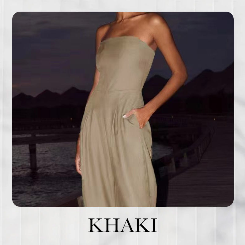 Sylvia™ | Axelbandslös jumpsuit