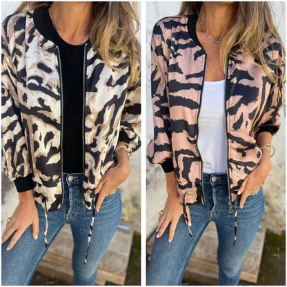 🌸Leopardmönstrad jacka för kvinnor🌸