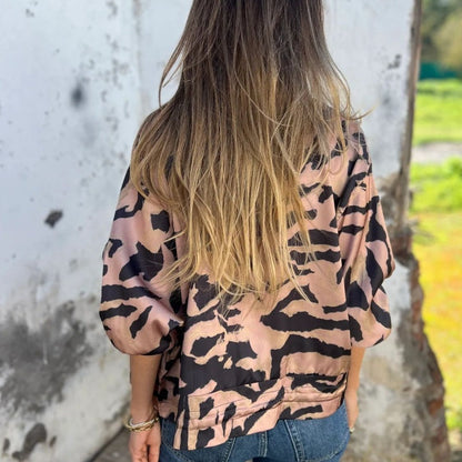 🌸Leopardmönstrad jacka för kvinnor🌸