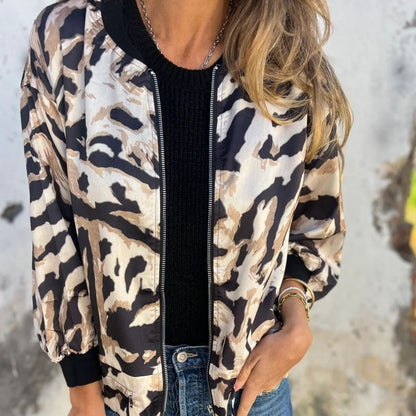 🌸Leopardmönstrad jacka för kvinnor🌸