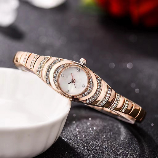 💎Damklockor med kristallarmband⌚⌛