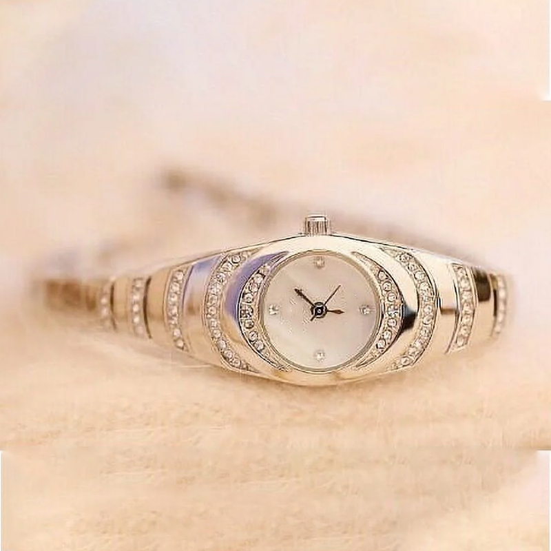 💎Damklockor med kristallarmband⌚⌛